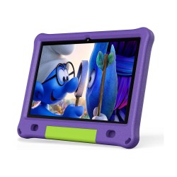 Таблет Pritom E10 Kids, 10.1'', IPS WXGA, 32 GB, 3 GB RAM, Android 15, задна камера 8 MP, лилав - PRITOM