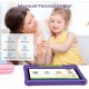 Таблет Pritom E10 Kids, 10.1'', IPS WXGA, 32 GB, 3 GB RAM, Android 15, задна камера 8 MP, лилав