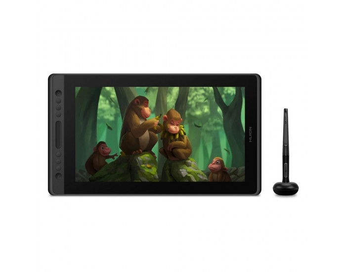 Графичен таблет Huion Kamvas Pro 16, 15.6'', черно-сребрист