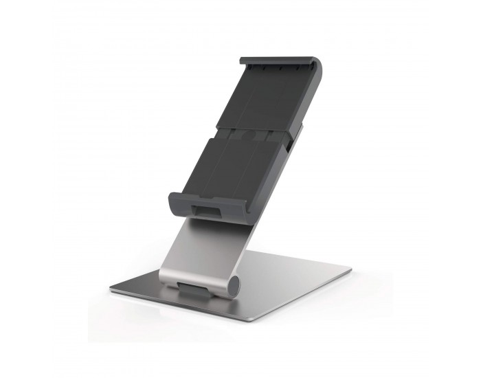 Поставка за таблет Durable Table, за маса или бюро, минимален диaгонал 7 инча, максимално тегло 1 kg, сребриста