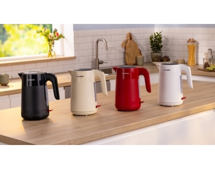 Електрическа кана за вода Bosch MyMoment TWK2M161,1.7 L, бяла