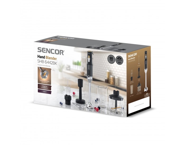 Пасатор Sencor SHB 6442BK, с 4 приставки, 1200 W