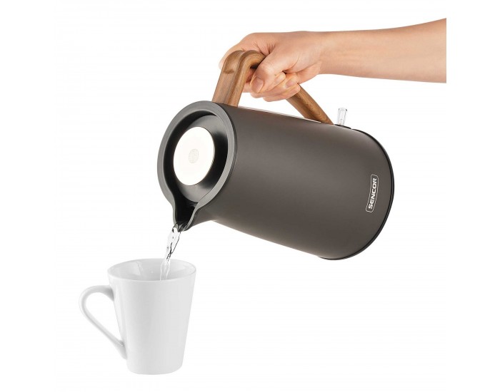 Електрическа кана за вода Sencor SWK 2727MB, 2250 W, 1.7 L, черна