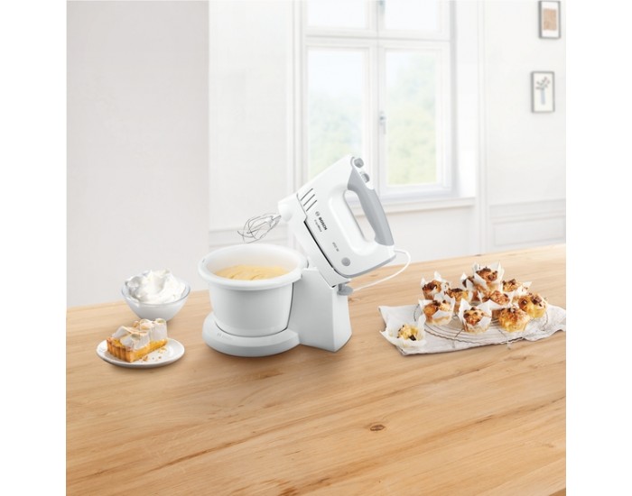 Миксер Bosch ErgoMixx MFQ36460, 450 W, бял