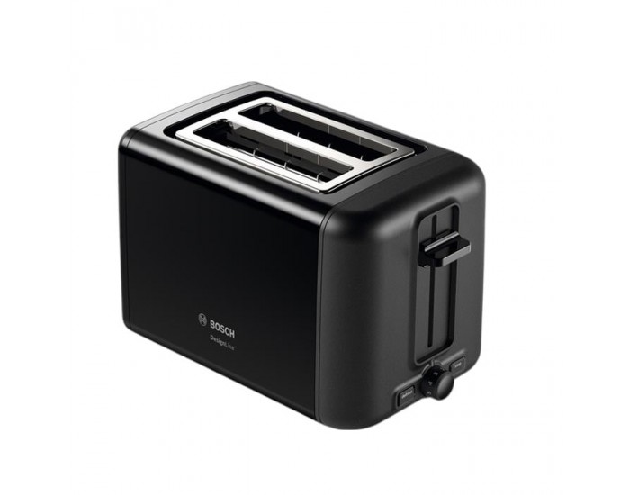 Тостер Bosch DesignLine TAT3P423, черен, 970 W