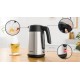 Електрическа кана за вода Bosch TWK7L460, 1.7 L, 2400 W, сребриста