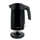 Електрическа кана за вода Bosch TWK7L463, 1.7 L, 2400 W, черна
