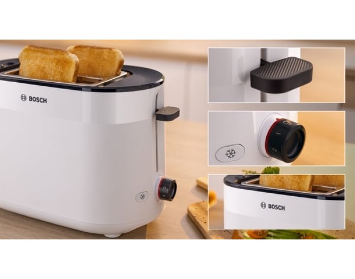 Тостер Bosch MyMoment TAT2M121, бял