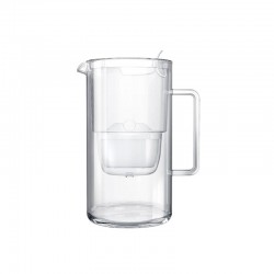 Филтрираща кана Aquaphor Glass, стъклена, 2.5 L, бяла - Aquaphor