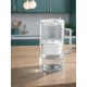 Филтрираща кана Aquaphor Glass, стъклена, 2.5 L, бяла