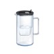 Филтрираща кана Aquaphor Glass, стъклена, 2.5 L, черна
