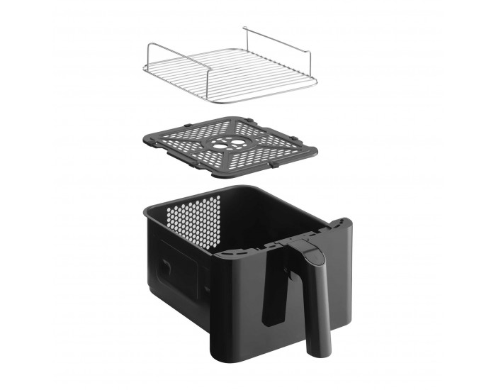 Уред за здравословно готвене Sencor Air Fryer SFR 1250BK, 2 х 5.8 L, 3000 W, черен