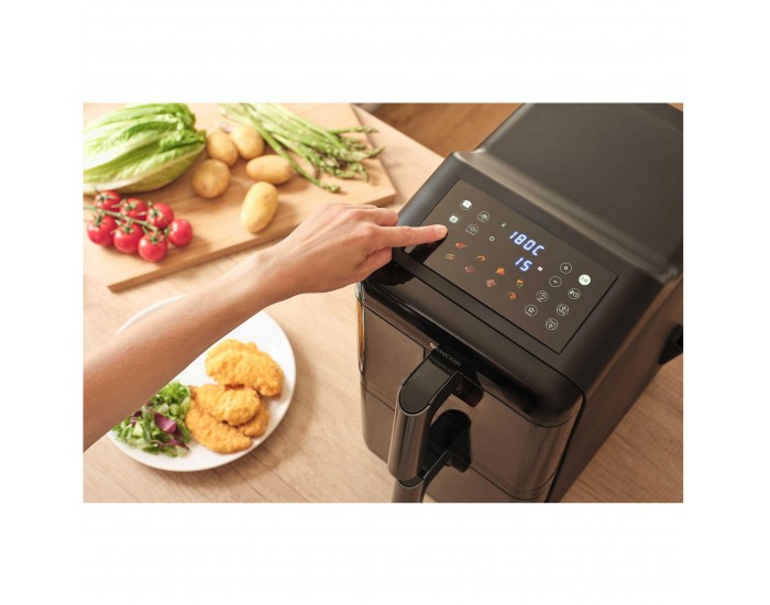 Уред за здравословно готвене Sencor Air Fryer SFR 1250BK, 2 х 5.8 L, 3000 W, черен