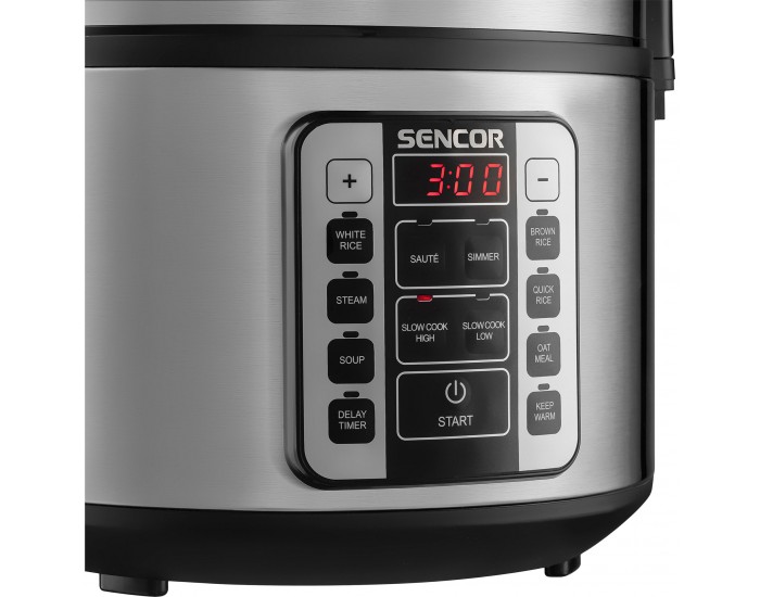 Оризоварка Sencor SRM 3151BK, 1.5 L, 700 W, с 11 програми
