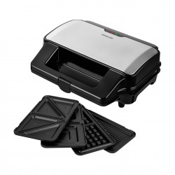 Сандвич грил преса Sencor SSM 9940SS, 4 в 1, 900 W, инокс - Електроуреди