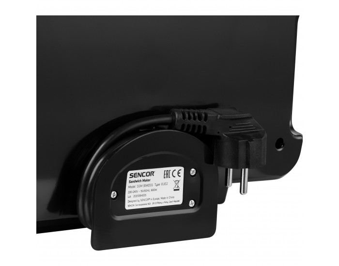 Сандвич грил преса Sencor SSM 9978BK, 4 в 1, 900 W, черен