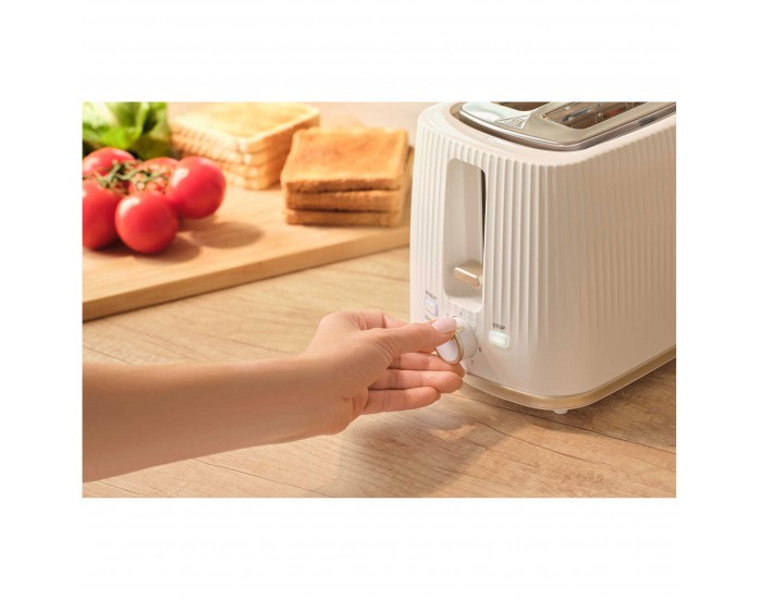 Тостер Sencor STS 7510WH, с 2 отвора, 7 степени, 930 W, бял