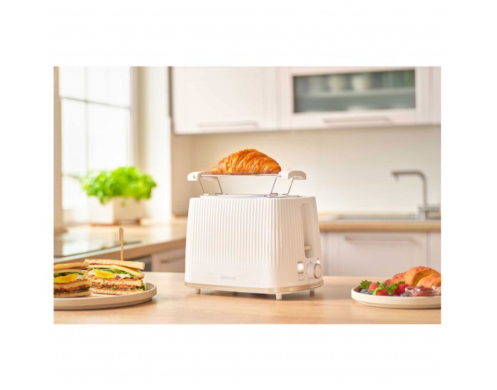 Тостер Sencor STS 7510WH, с 2 отвора, 7 степени, 930 W, бял