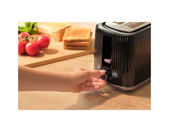 Тостер Sencor STS 7511BK, с 2 отвора, 7 степени, 930 W, черен