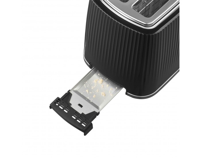 Тостер Sencor STS 7511BK, с 2 отвора, 7 степени, 930 W, черен