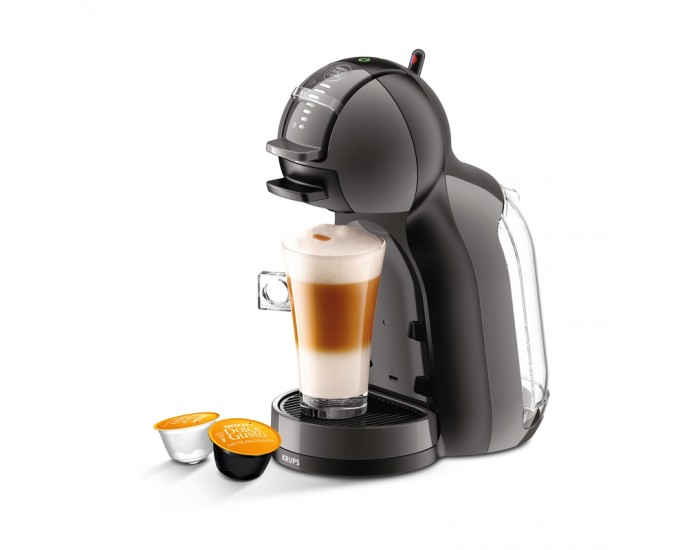 Кафе машина Krups Mini Me KP123810, автоматична, за капсули Nescafe Dolce Gusto, 1500 W, черна