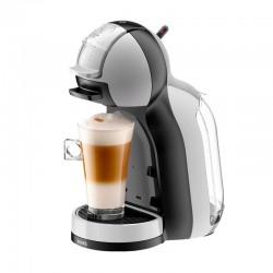 Кафе машина Krups Mini Me KP123B10, автоматична, за капсули Nescafe Dolce Gusto, 1500 W, сива - Електроуреди