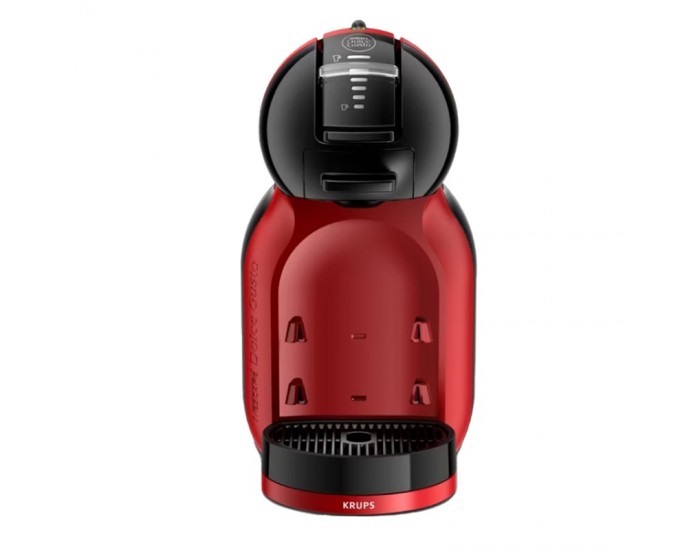 Кафе машина Krups Mini Me KP123H10, автоматична, за капсули Nescafe Dolce Gusto, 1500 W, червено-черна