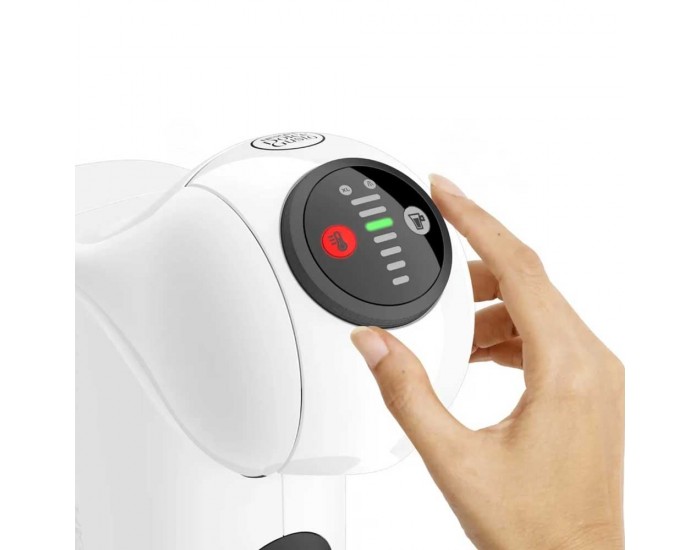 Кафе машина Krups KP243110 Genio S EU, 1500 W, налягане на помпата 15 бара, бяла