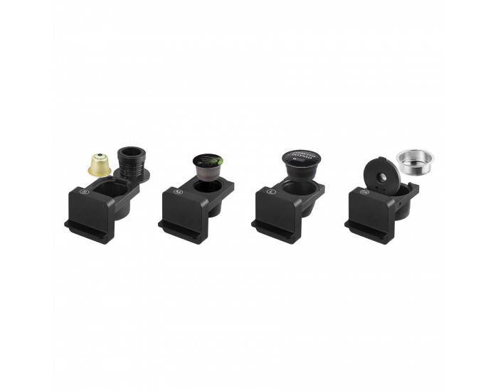 Кафе машина Catler ES701, за капсули Dolce Gusto, Nespresso, Caffissimo, 1350 W, налягане на помпата 15 бара, кафява