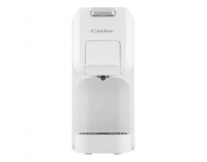 Кафе машина Catler ES702, за капсули Dolce Gusto, Nespresso, Caffissimo, 1350 W, налягане на помпата 15 бара, бяла