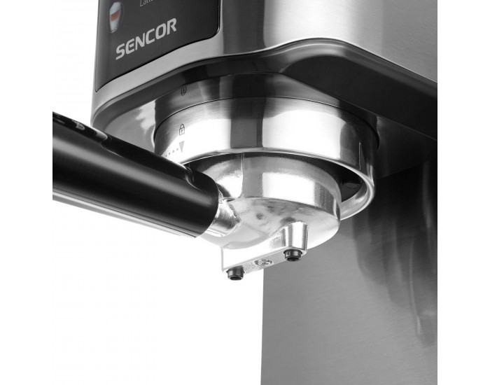 Кафе машина Sencor SES 4910SS, 20 бара, 1350 W, с контейнер за мляко