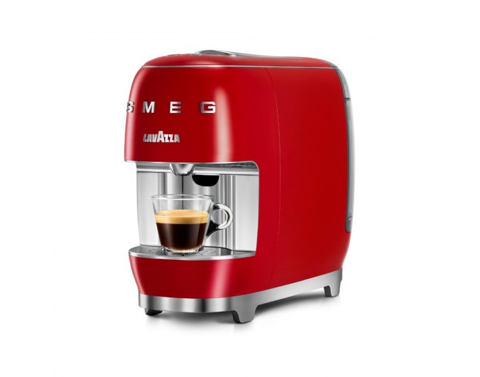 Кафе машина Lavazza A Modo Mio SMEG, 1250 W, червена