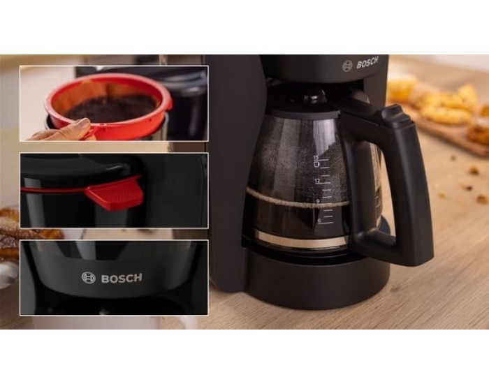 Кафе машина Bosch MyMoment TKA2M113, 1200 W, черна