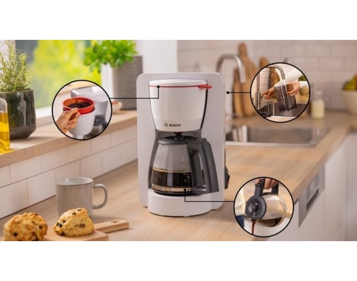 Кафе машина Bosch MyMoment TKA2M111, бяла