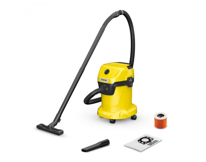 Прахосмукачка Karcher WD 3 V-17/4/20, EU, за сухо и мокро почистване, 1000 W