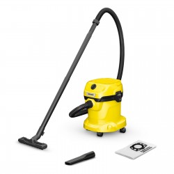 Прахосмукачка Karcher WD 2 Plus V-15/4/18, за сухо и мокро почистване, 1000 W - Karcher