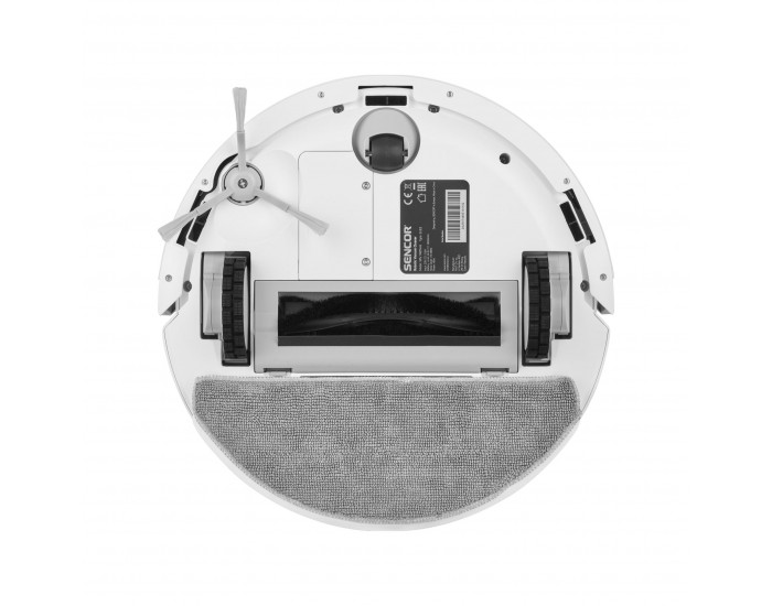 Прахосмукачка робот Sencor SRV 7485WH, със станция, бяла