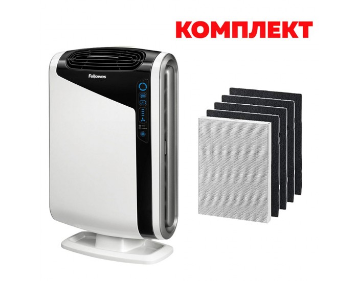 Пречиствател за въздух Fellowes Aeramax DX55, до 30 m2, в комлект с Филтър Hepa Medium True