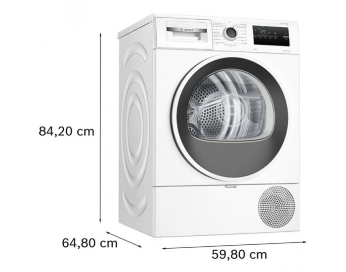 Сушилня Bosch WTH85209BY, серия 4, 8 kg