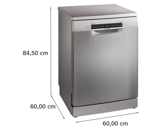 Съдомиялна машина Bosch SMS4EMI06E, свободностояща, серия 4, със защита от отпечатъци, за 14 комплекта, 60 cm