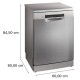 Съдомиялна машина Bosch SMS4EMI06E, свободностояща, серия 4, със защита от отпечатъци, за 14 комплекта, 60 cm