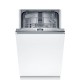 Съдомиялна машина Bosch SPV4EKX17E, за вграждане, серия 4, за 10 комплекта, 45 cm