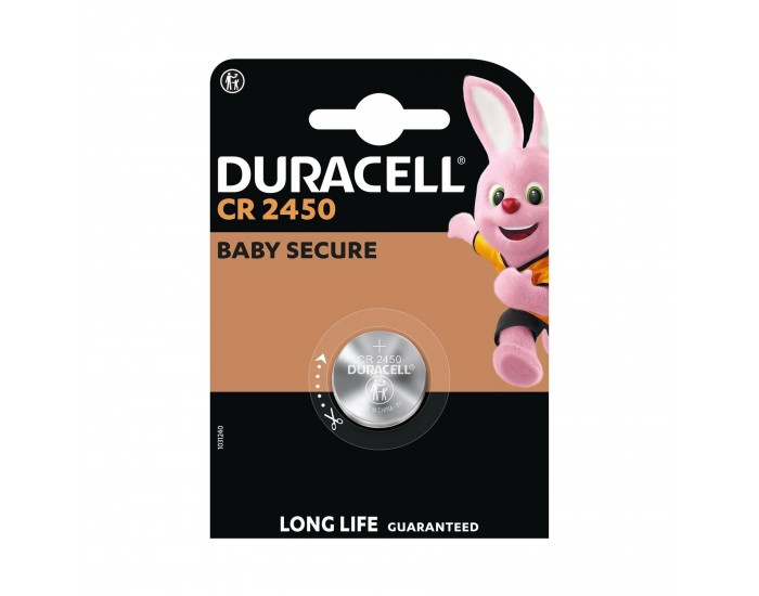 Литиева батерия Duracell CR2450, 3 V