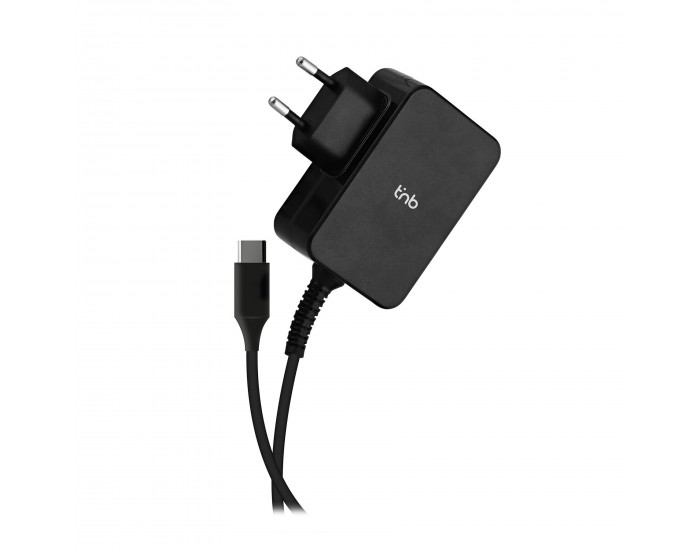 Зарядно устройство TNB Multimedia, за лаптоп, таблет и смартфон, USB Type-C, 65 W, дължина 1.8 m
