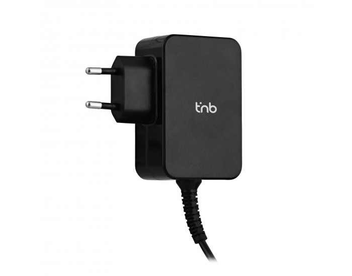 Зарядно устройство TNB Multimedia, за лаптоп, таблет и смартфон, USB Type-C, 65 W, дължина 1.8 m