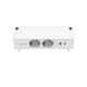 Разклонител Fellowes Ampra Power Desk, шуко, 2 гнезда, 1 USB Type-A, 1 USB Type-C, бял