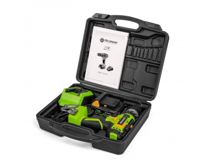 Бормашина Fieldmann FDUV 70115-A, акумулаторна, 20 V