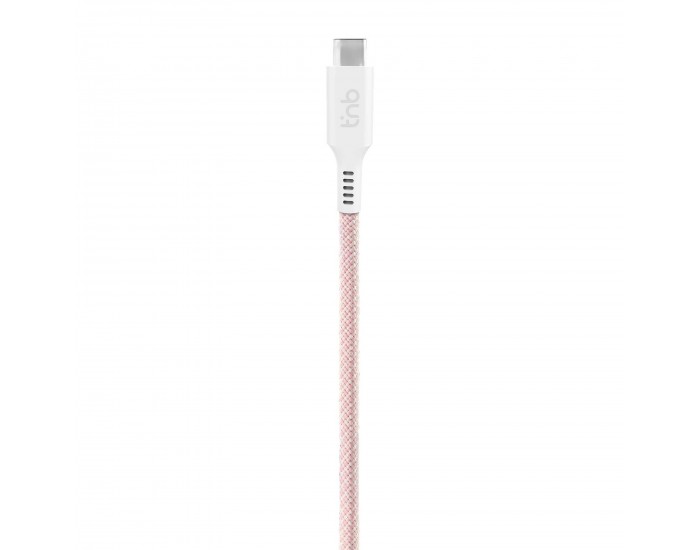 Кабел TNB, USB Type-C към USB Type-C, 1.5 m, розов