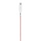 Кабел TNB, USB Type-C към USB Type-C, 1.5 m, розов