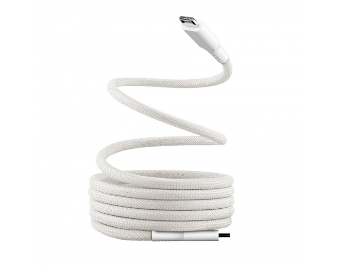 Кабел TNB, USB Type-C към USB Type-C, 1.5 m, бял